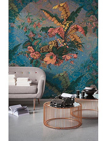 Papier peint panoramique - orient bleu - taille: 200 x 270 cm
