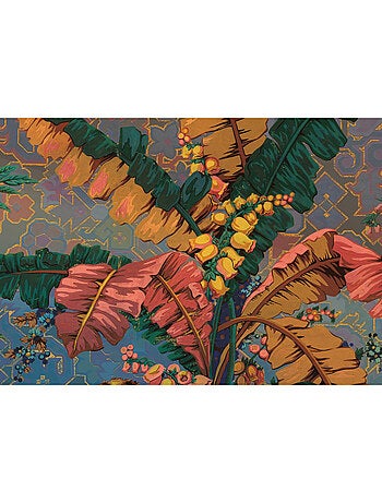 Papier peint panoramique - orient bleu - taille: 200 x 270 cm