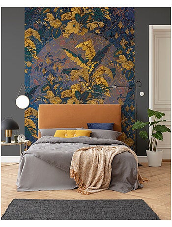Papier peint panoramique - orient d'or - taille: 200 x 270 cm