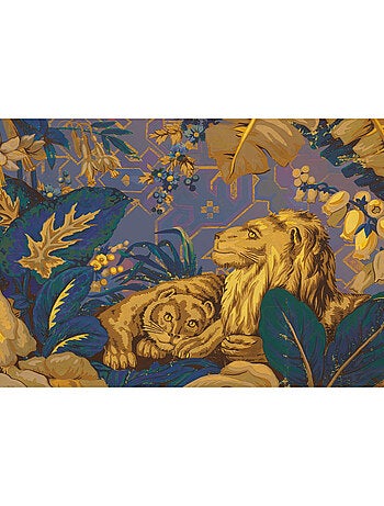 Papier peint panoramique - orient d'or - taille: 200 x 270 cm