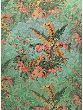 Papier peint panoramique - orient rosé - taille: 200 x 270 cm