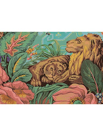 Papier peint panoramique - orient rosé - taille: 200 x 270 cm