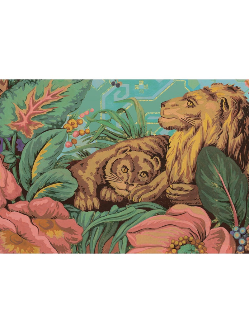 Papier peint panoramique - orient rosé - taille: 200 x 270 cm Multicolore - Kiabi