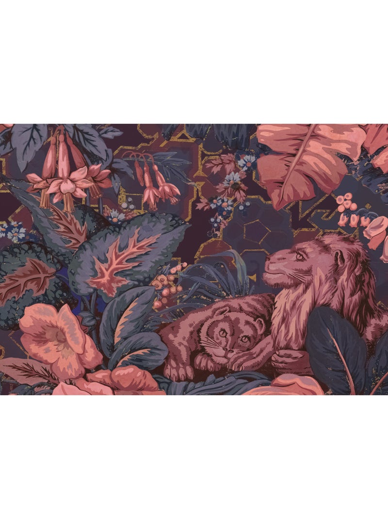 Papier peint panoramique - orient violet - taille: 200 x 270 cm Multicolore - Kiabi