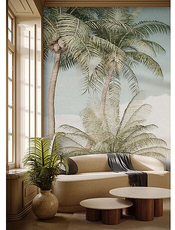Papier peint panoramique - palm oasis - taille: 200 x 280 cm