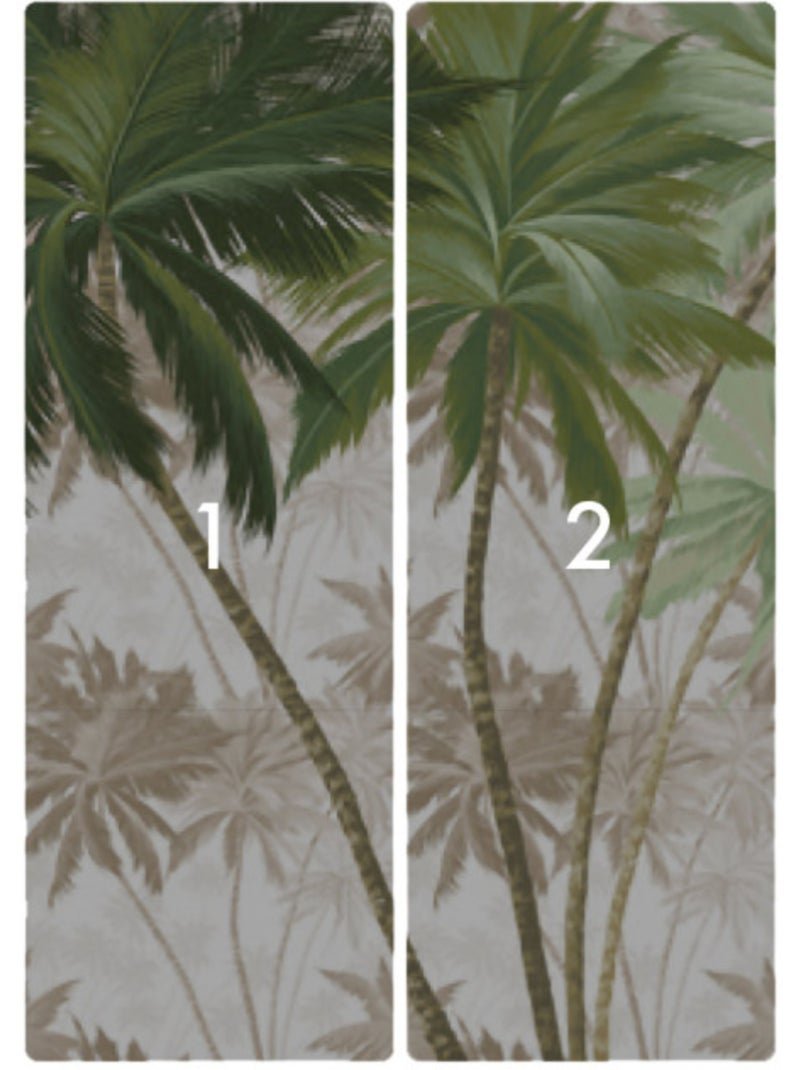 Papier peint panoramique - palmera - taille: 200 x 280 cm Multicolore - Kiabi