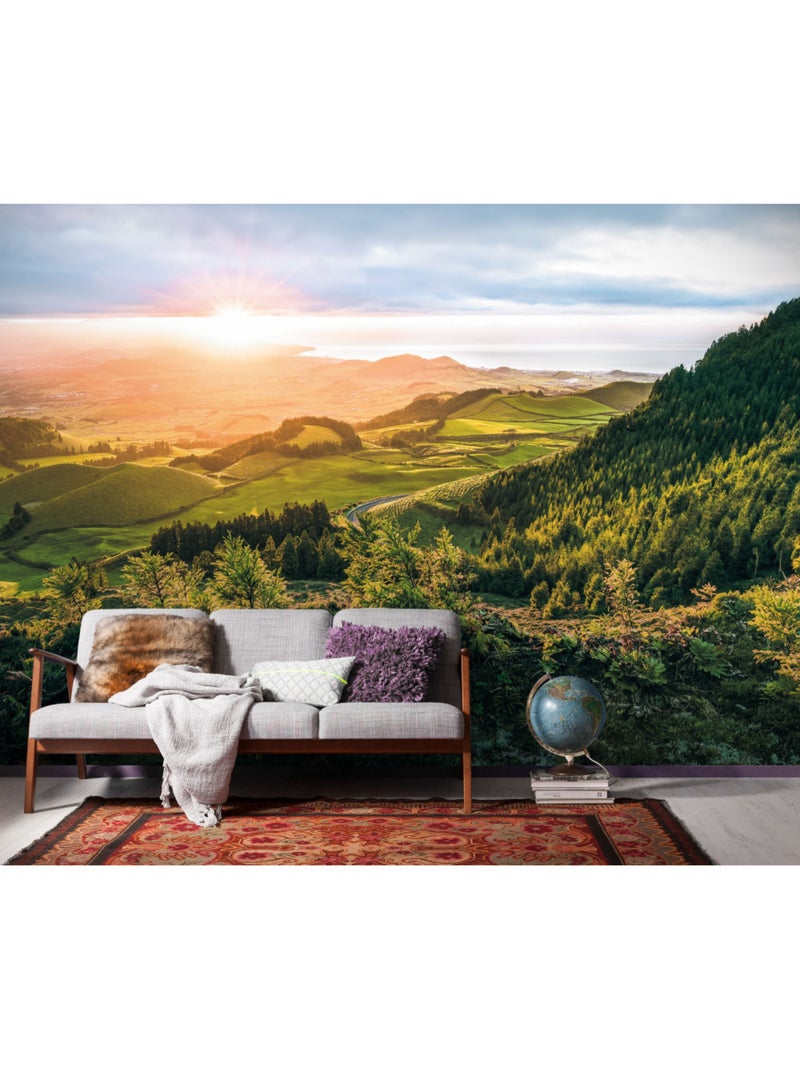 Papier peint panoramique - paradise island - taille: 400 x 250 cm Multicolore - Kiabi