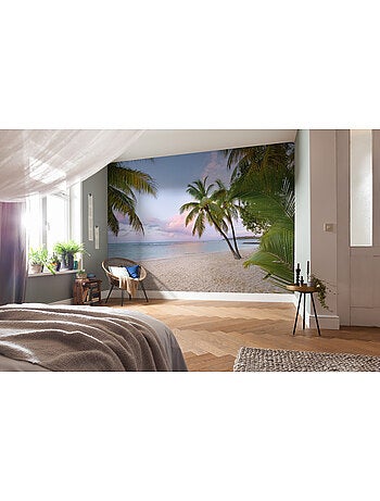 Papier peint panoramique - paradise morning - taille: 400 x 250 cm