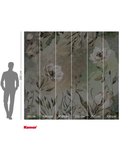 Papier peint panoramique - petite brise - taille: 300 x 280 cm - Kiabi