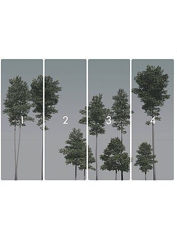 Papier peint panoramique - pines - taille: 400 x 280 cm
