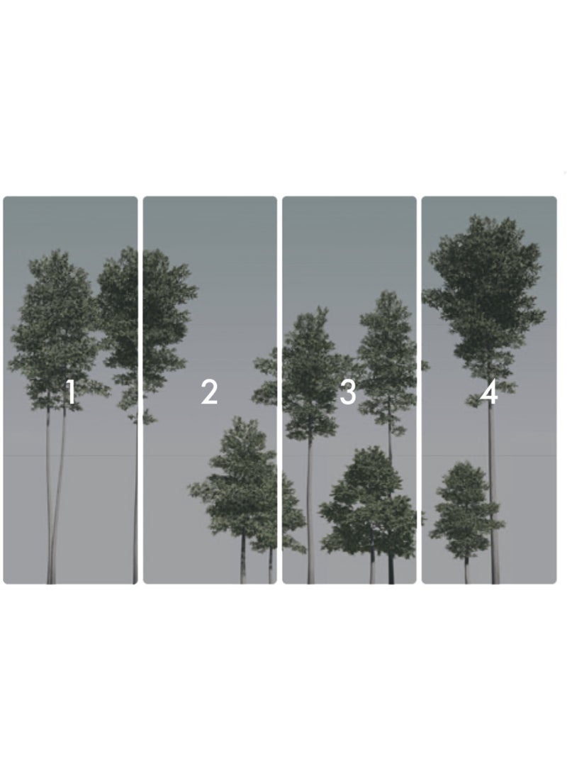 Papier peint panoramique - pines - taille: 400 x 280 cm Multicolore - Kiabi