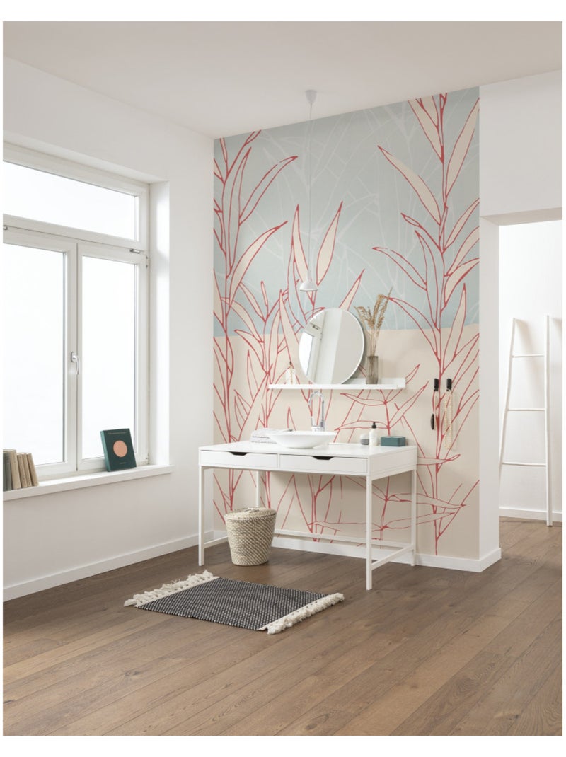 Papier peint panoramique - plain - taille: 200 x 280 cm Multicolore - Kiabi