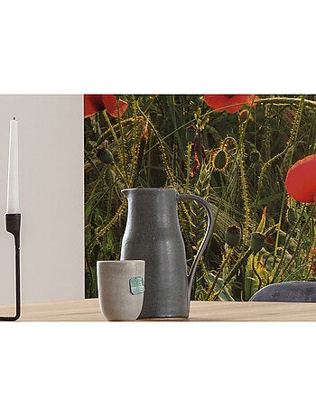 Papier peint panoramique - poppy world - taille: 250 x 280 cm