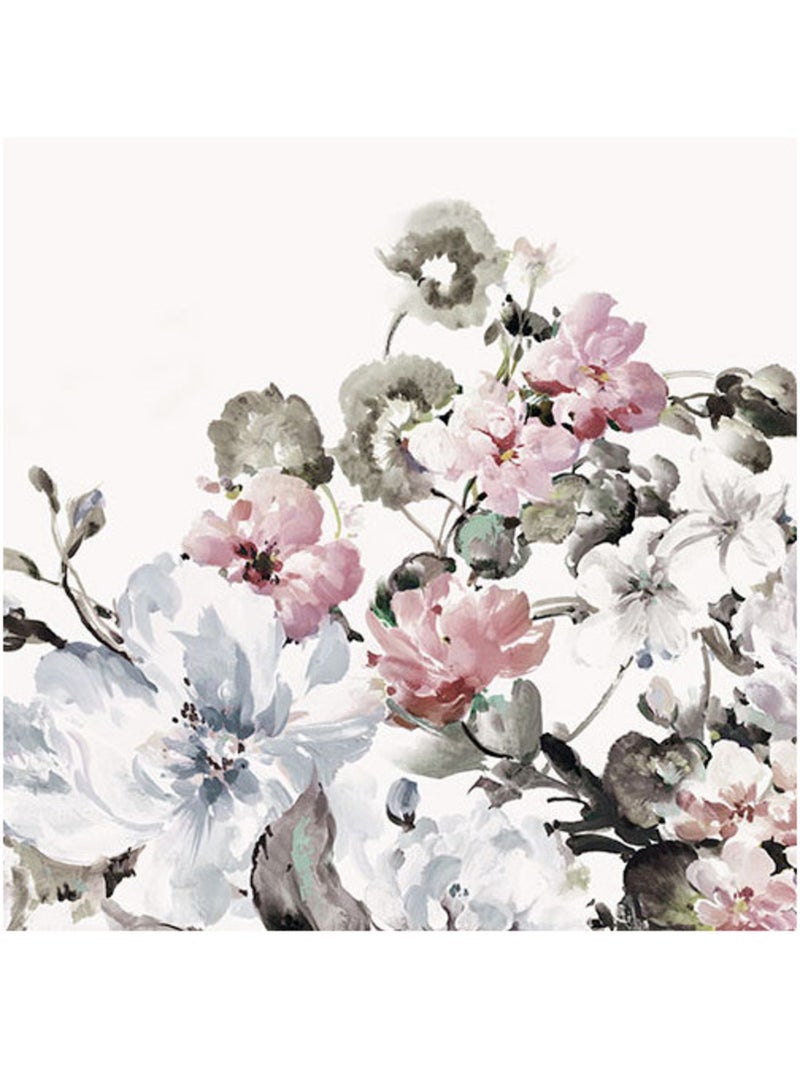 Papier peint panoramique - posy - taille: 400 x 280 cm Multicolore - Kiabi