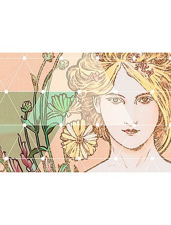 Papier peint panoramique - printemps - taille: 100 x 280 cm