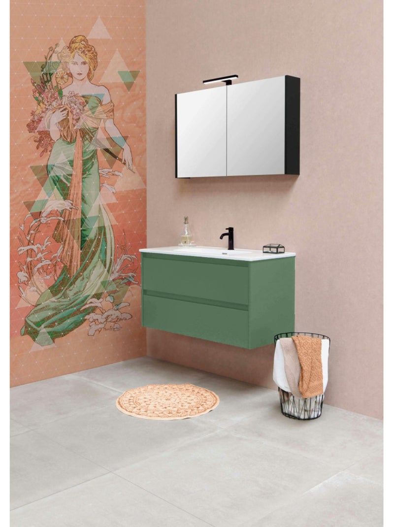 Papier peint panoramique - printemps - taille: 100 x 280 cm Multicolore - Kiabi