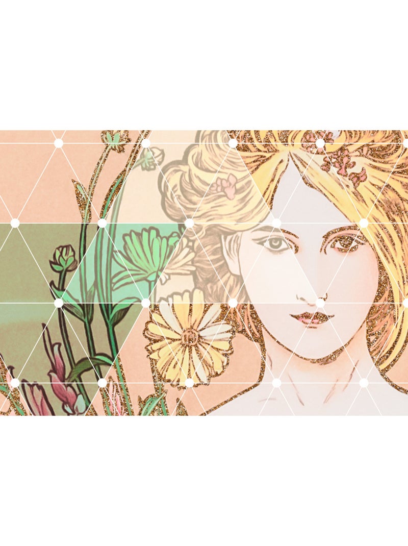 Papier peint panoramique - printemps - taille: 100 x 280 cm Multicolore - Kiabi