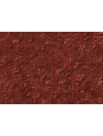 Papier peint panoramique - red slate tiles - taille: 400 x 280 cm