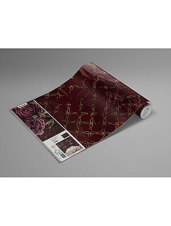 Papier peint panoramique - rouge intense - taille: 350 x 280 cm