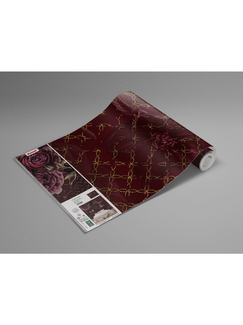 Papier peint panoramique - rouge intense - taille: 350 x 280 cm Multicolore - Kiabi