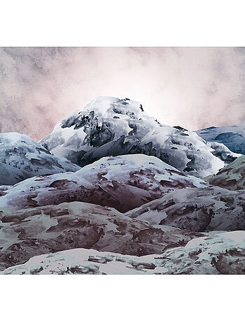 Papier peint panoramique - shadow mountain - taille: 300 x 280 cm