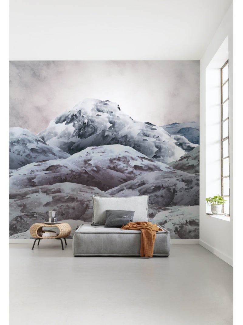 Papier peint panoramique - shadow mountain - taille: 300 x 280 cm Multicolore - Kiabi