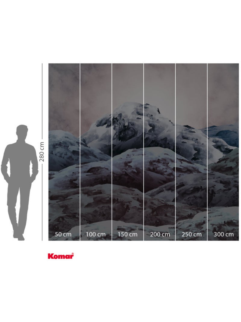 Papier peint panoramique - shadow mountain - taille: 300 x 280 cm Multicolore - Kiabi