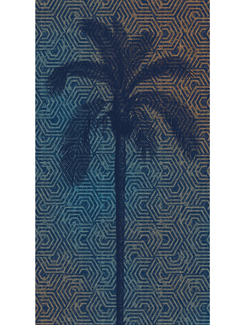 Papier peint panoramique - silhouette - taille: 150 x 280 cm Multicolore - Kiabi