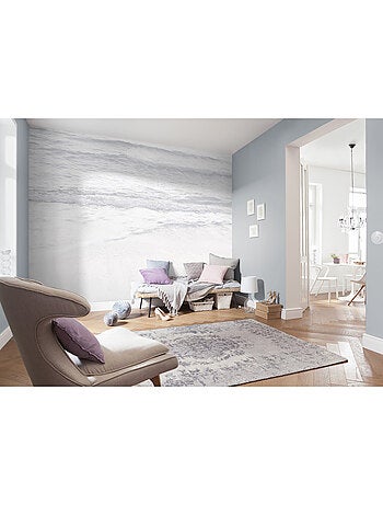 Papier peint panoramique - silver beach - taille: 400 x 280 cm