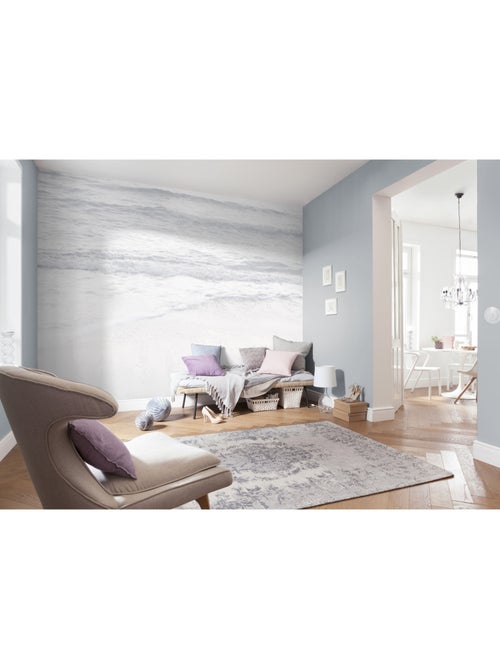 Papier peint panoramique - silver beach - taille: 400 x 280 cm - Kiabi