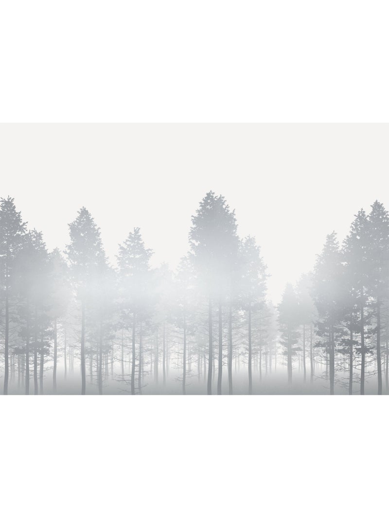 Papier peint panoramique - silver haze - taille: 400 x 280 cm Multicolore - Kiabi