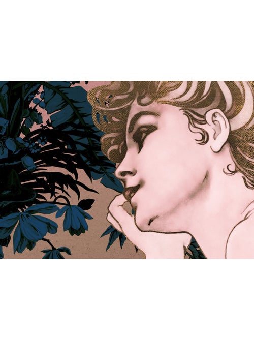 Papier peint panoramique - songes bleu - taille: 200 x 280 cm - Kiabi