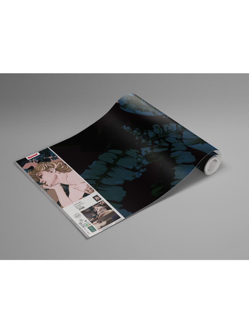 Papier peint panoramique - songes bleu - taille: 200 x 280 cm Multicolore - Kiabi