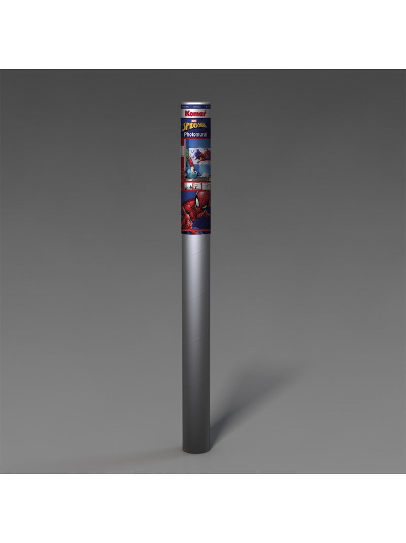 Papier peint panoramique - spider-man graffiti art - taille: 368 x 127 cm Multicolore - Kiabi