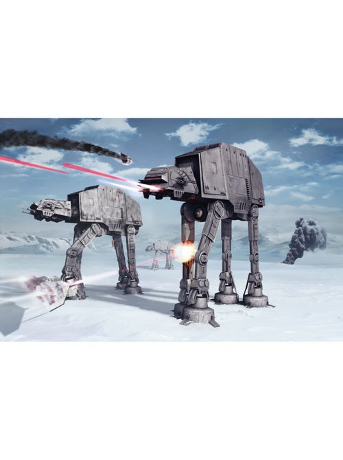 Papier peint panoramique - star wars battle of hoth - taille: 400 x 260 cm - Kiabi Papier peint panoramique - star wars battle of hoth - taille: 400 x 260 cm - Kiabi