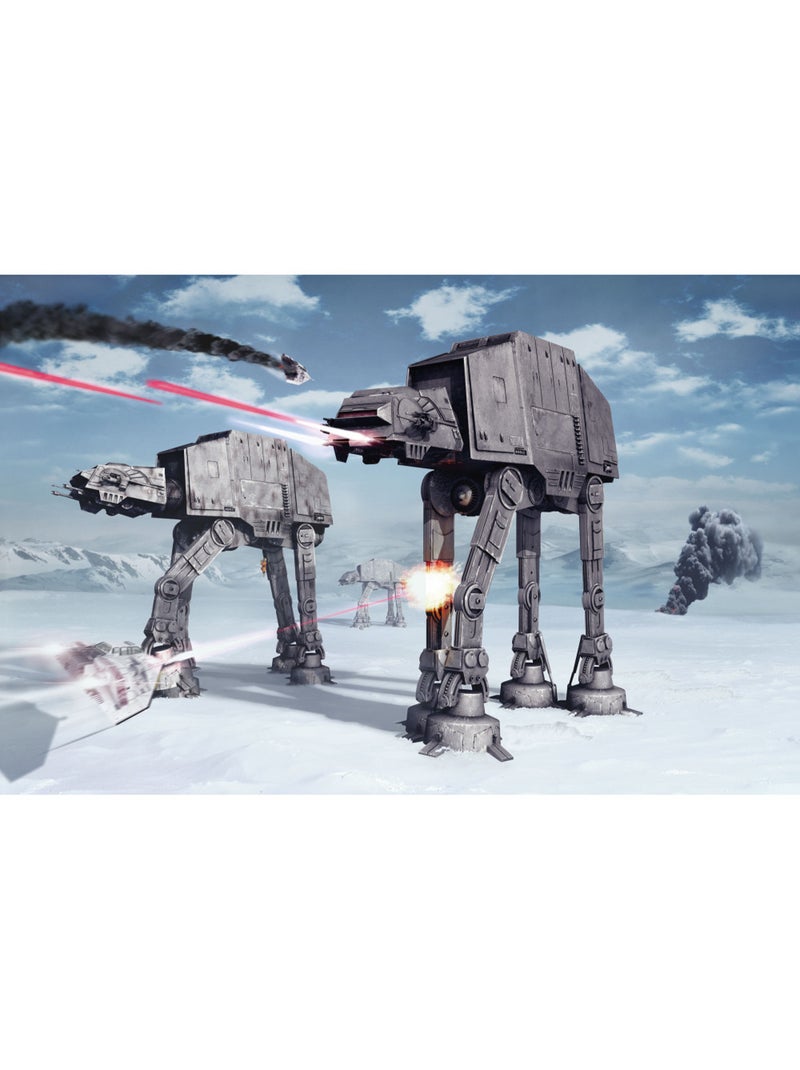 Papier peint panoramique - star wars battle of hoth - taille: 400 x 260 cm Multicolore - Kiabi