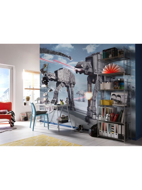 Papier peint panoramique - star wars battle of hoth - taille: 400 x 260 cm - Kiabi Papier peint panoramique - star wars battle of hoth - taille: 400 x 260 cm - Kiabi