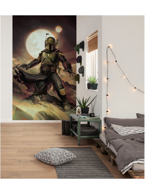 Papier peint panoramique - star wars boba fett epic - taille: 150 x 250 cm - Kiabi Papier peint panoramique - star wars boba fett epic - taille: 150 x 250 cm - Kiabi