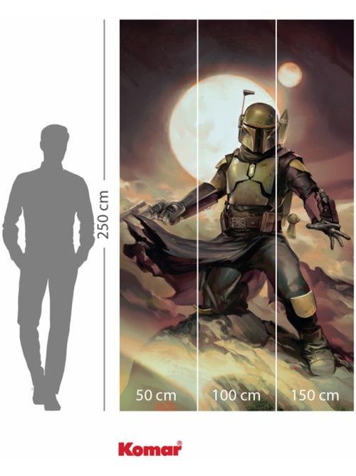 Papier peint panoramique - star wars boba fett epic - taille: 150 x 250 cm - Kiabi Papier peint panoramique - star wars boba fett epic - taille: 150 x 250 cm - Kiabi