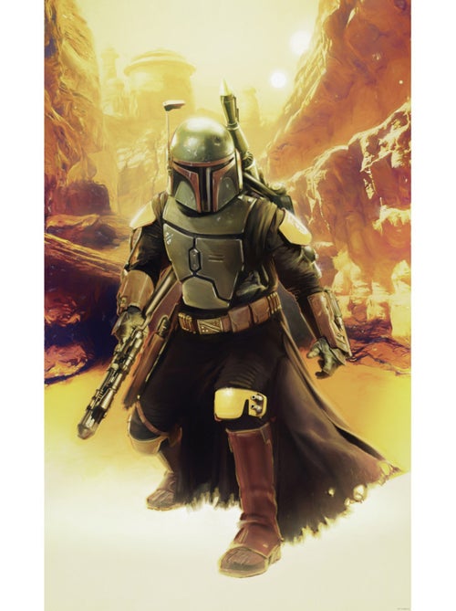 Papier peint panoramique - star wars boba fett sneaking up - taille: 150 x 250 cm - Kiabi Papier peint panoramique - star wars boba fett sneaking up - taille: 150 x 250 cm - Kiabi