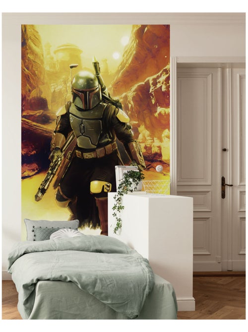 Papier peint panoramique - star wars boba fett sneaking up - taille: 150 x 250 cm - Kiabi Papier peint panoramique - star wars boba fett sneaking up - taille: 150 x 250 cm - Kiabi