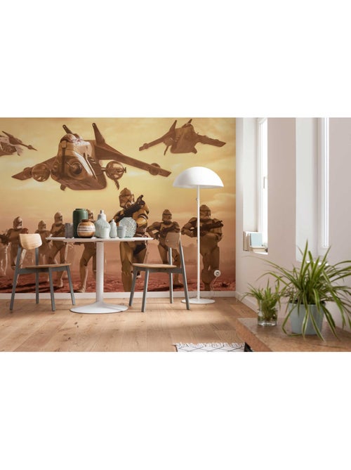 Papier peint panoramique - Star Wars Classic Clone Trooper - Taille: 400 x 260 cm - Kiabi