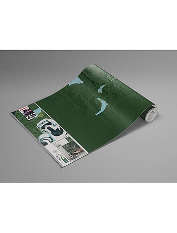 Papier peint panoramique - star wars classic concrete endor - taille: 200 x 280 cm