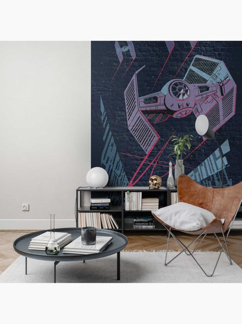 Papier peint panoramique - star wars classic concrete tie-fighter - taille: 200 x 280 cm - Kiabi Papier peint panoramique - star wars classic concrete tie-fighter - taille: 200 x 280 cm - Kiabi