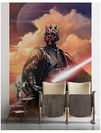 Papier peint panoramique - star wars classic darth maul - taille: 200 x 280 cm
