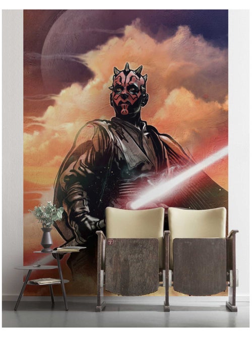 Papier peint panoramique - star wars classic darth maul - taille: 200 x 280 cm - Kiabi Papier peint panoramique - star wars classic darth maul - taille: 200 x 280 cm - Kiabi