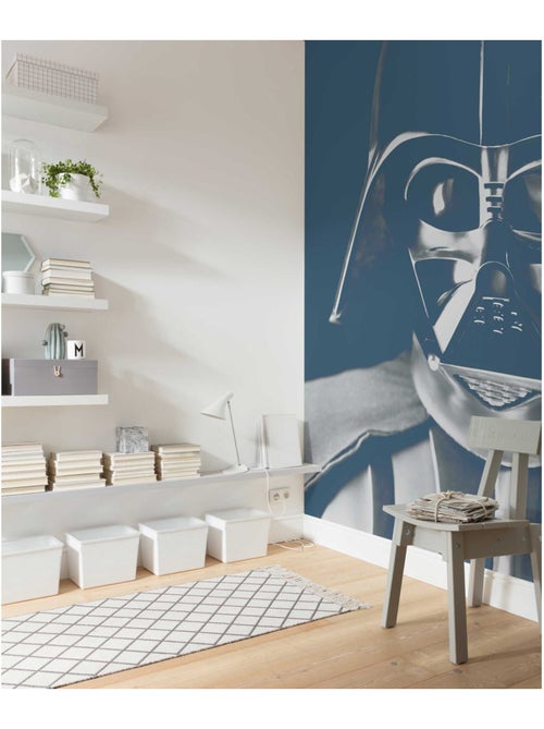 Papier peint panoramique - star wars classic icons vader - taille: 150 x 280 cm - Kiabi