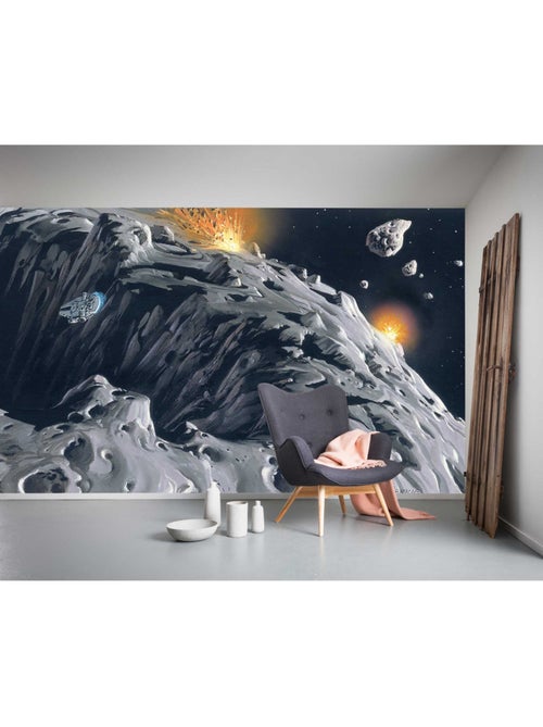 Papier peint panoramique - star wars classic rmq asteroid - taille: 500 x 250 cm - Kiabi Papier peint panoramique - star wars classic rmq asteroid - taille: 500 x 250 cm - Kiabi
