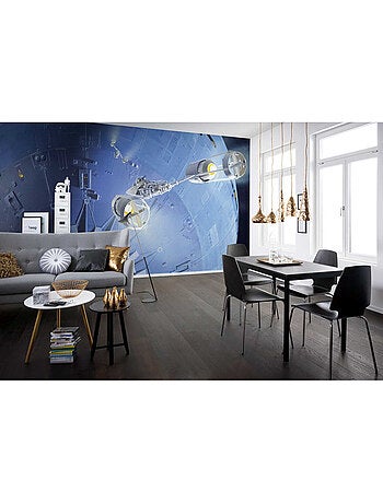 Papier peint panoramique - star wars classic rmq death star assault - taille: 500 x 250 cm