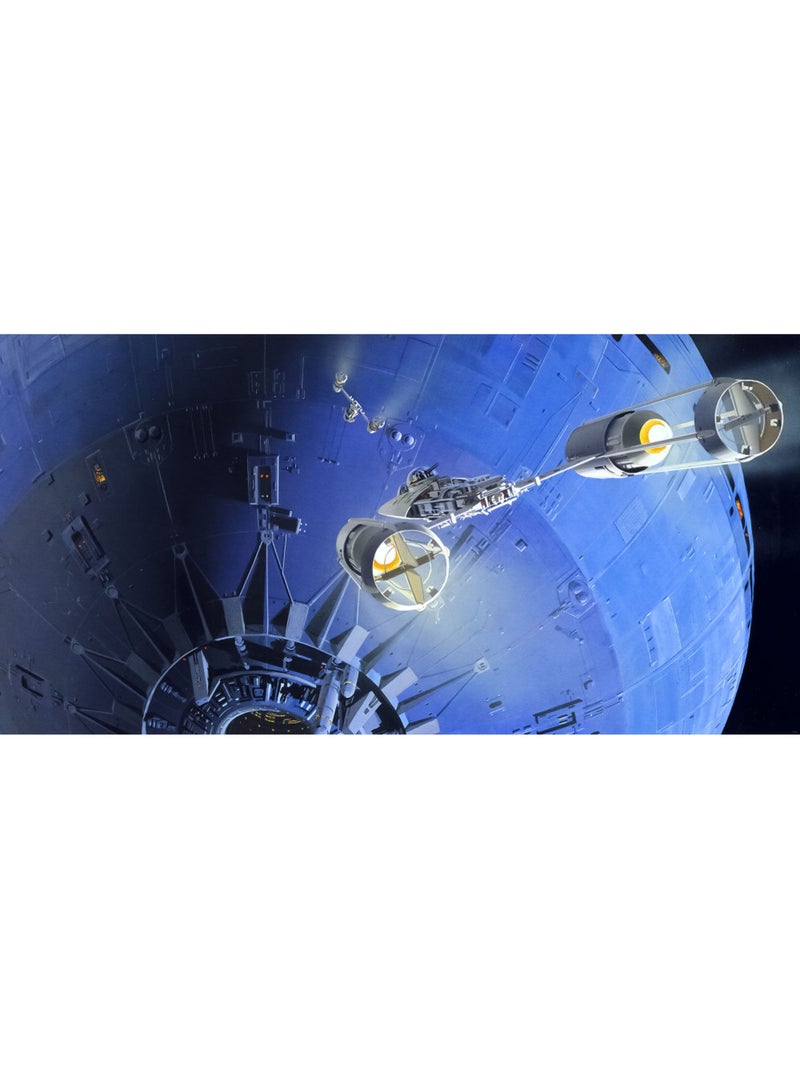 Papier peint panoramique - star wars classic rmq death star assault - taille: 500 x 250 cm Multicolore - Kiabi